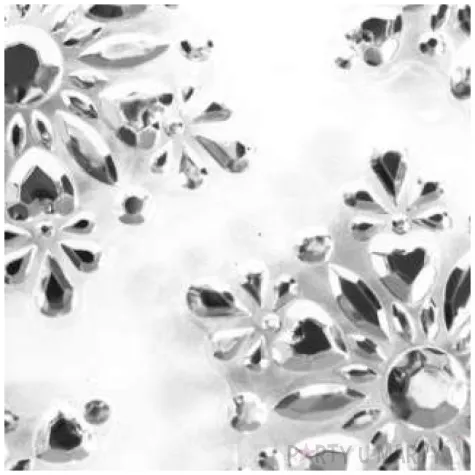 dekoracja na okno samoprzylepne platki sniegu srebrne arpex 4 szt