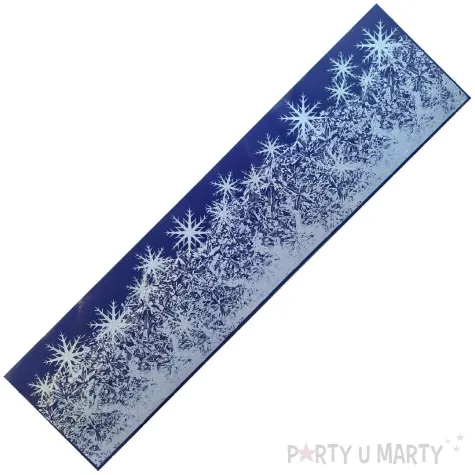 dekoracja na okno szron i snieg aliga