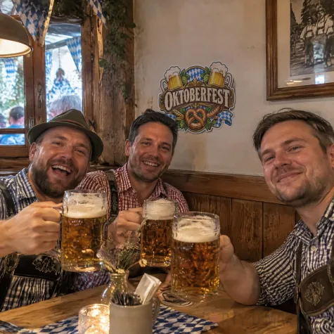 dekoracja na oktoberfest plakat do powieszenia na okno drzwi bawarski festiwal piwa festyn bawaria