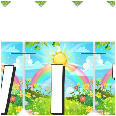 dekoracja na rozpoczecie roku w przedszkolu baner witamy girlanda ozdoba