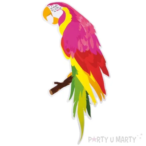 dekoracja na sciane hawajskie party boland 4szt