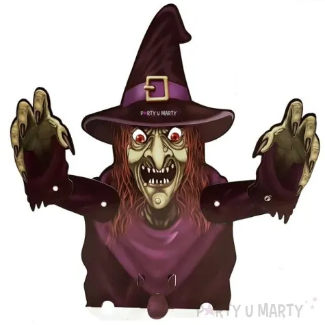 dekoracja na stol czarownica 40 cm