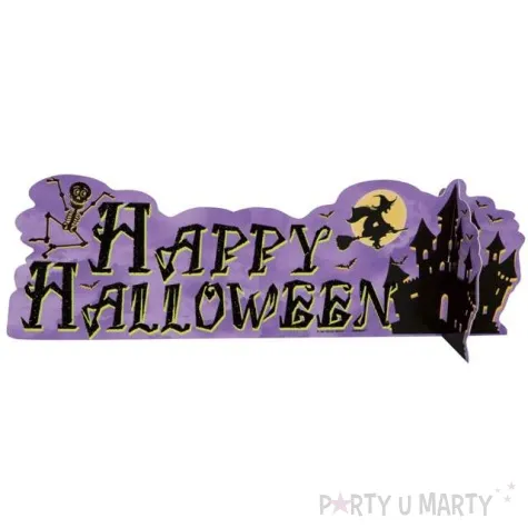 dekoracja na stol happy halloween 35 cm