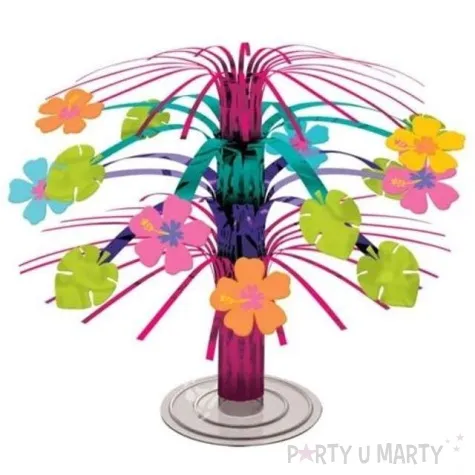 dekoracja na stol hawaii hibiscus 19 cm