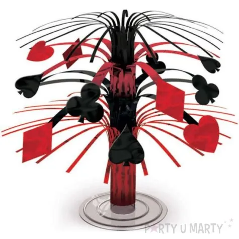 dekoracja na stol karciane symbole amscan 19 cm