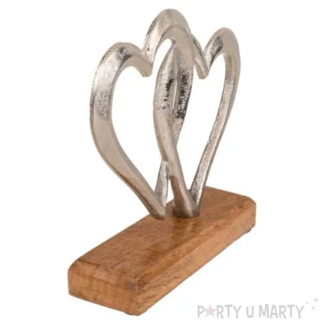 dekoracja na stol serca kemis 17 x 17 x 5 cm