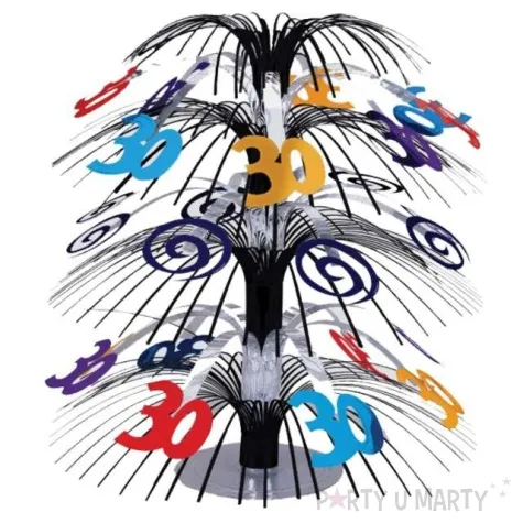 dekoracja na stol urodziny 30 amscan 45 cm