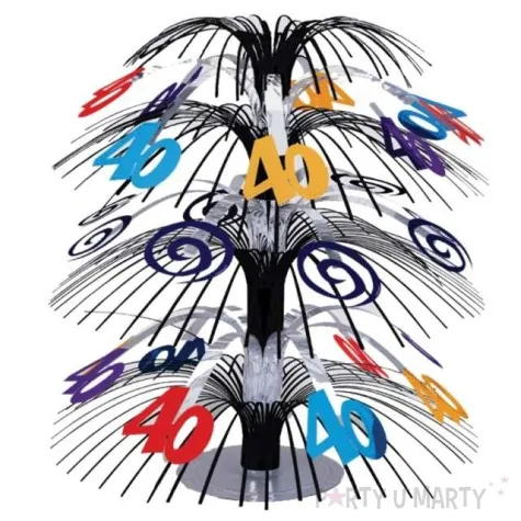 dekoracja na stol urodziny 40 amscan 45 cm