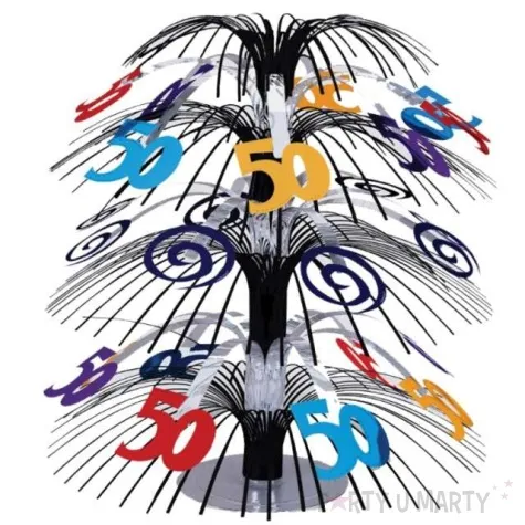 dekoracja na stol urodziny 50 amscan 45 cm