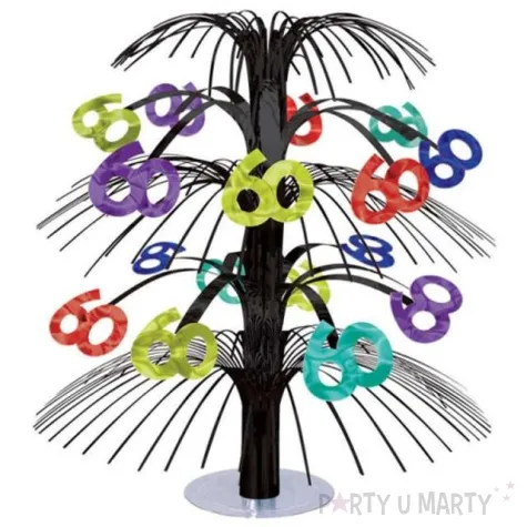 dekoracja na stol urodziny 60 amscan 45 cm