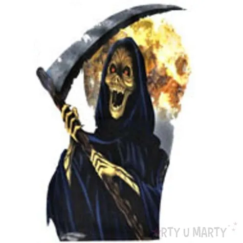 dekoracja na szybe smierc 60x43 cm