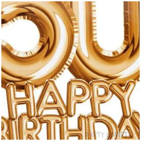 dekoracja na tort 50 urodziny glitz glamour zloty neviti 22 cm