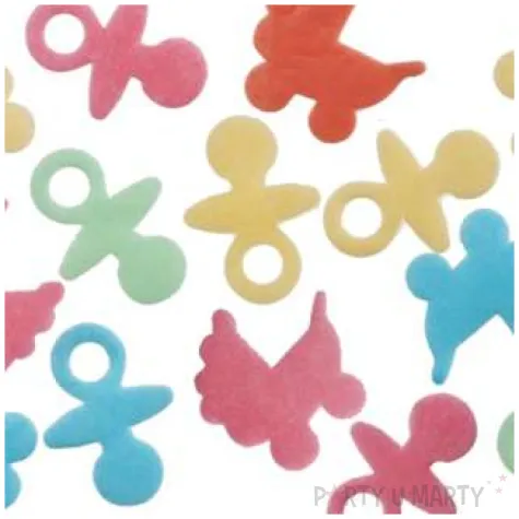 dekoracja na tort konfetti baby shower mix dekora 38g