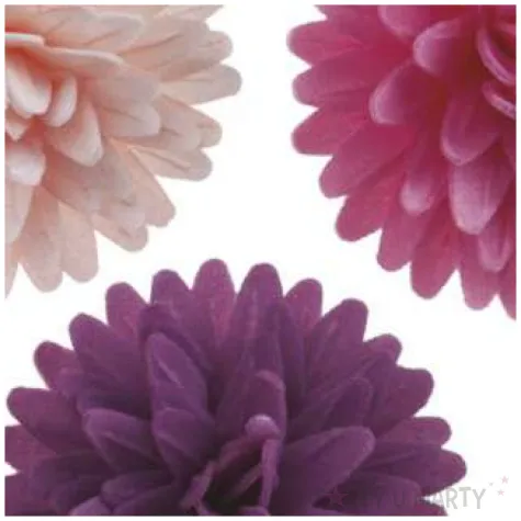 dekoracja na tort kwiat georginia rozowo fioletowa dekora 12 szt