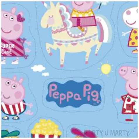 dekoracja na tort oplatki swinka peppa dekora 5 5 cm 20 szt