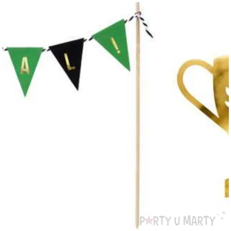 dekoracja na tort pilka nozna partydeco 20 cm