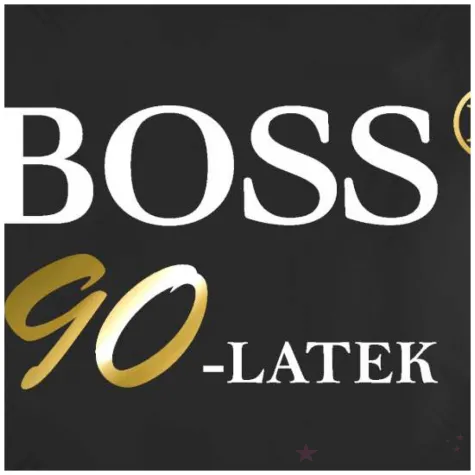 dekoracja na urodziny balon foliowy bosski 90 latek czarny prezent do girlandy 18 rnd