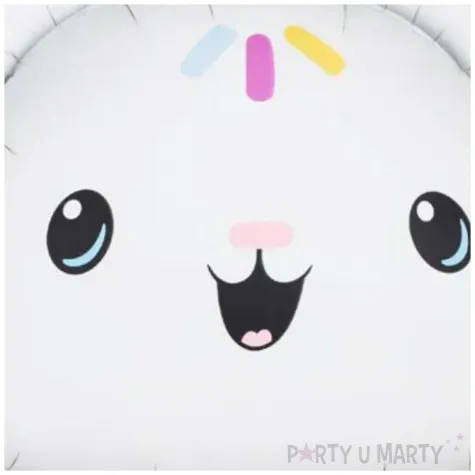 dekoracja na urodziny balon foliowy koci domek gabby lakotek bialy 29 5 shp