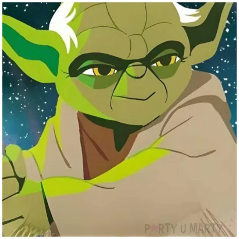 dekoracja na urodziny balon foliowy star wars galaxy mistrz yoda gwiezdne wojny 18 rnd