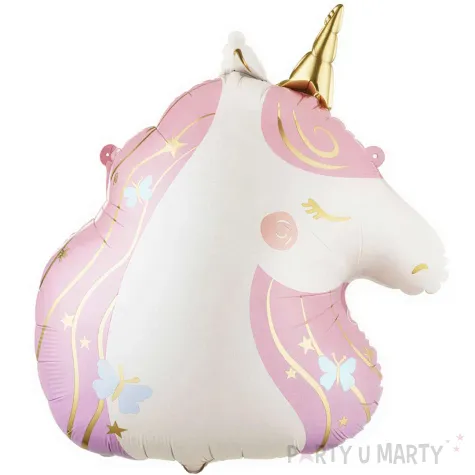 dekoracja na urodziny dziewczynki unicorn party balon foliowy jednorozec partydeco 31 shp