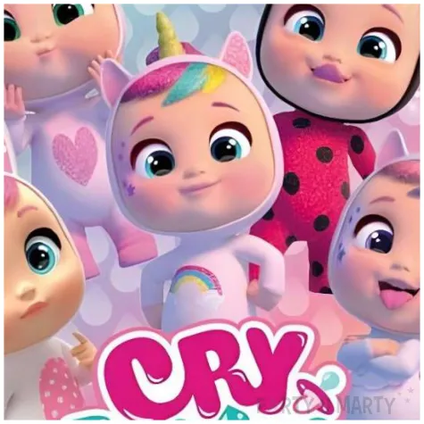 dekoracja na urodziny prezent balon foliowy cry babies 18 shp