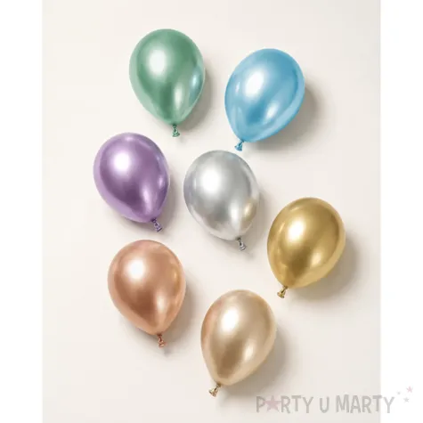 dekoracja na wieczor panienski slub urodziny balony glossy metaliczne rose gold 12 x50