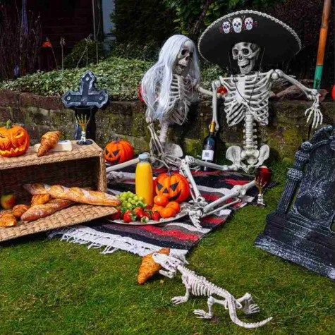 dekoracja nagrobek rip szary boland 50 x 30 cm