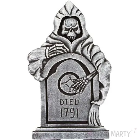 dekoracja nagrobek zniwiarz szara amscan 56 cm