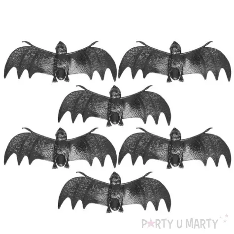 dekoracja nietoperze czarna widmann 13 5 cm 6 szt