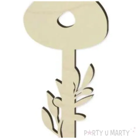 dekoracja numer na stol 8 drewno 24 cm