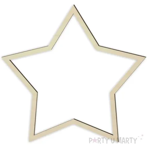 dekoracja obrecz gwiazda lapacz snow drewno 22 cm