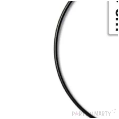 dekoracja obrecz ksiezyc czarna dekorlamp 35 cm