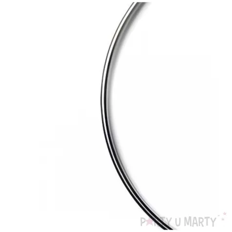 dekoracja obrecz ksiezyc srebrna dekorlamp 35 cm