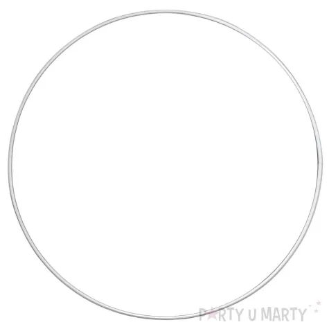 dekoracja obrecz lapacz snow biala dekorlamp 10cm