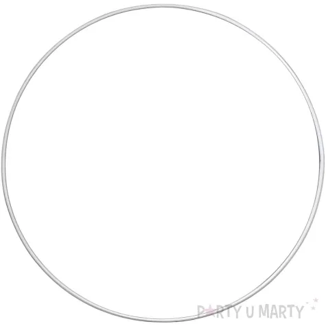 dekoracja obrecz lapacz snow biala dekorlamp 25cm