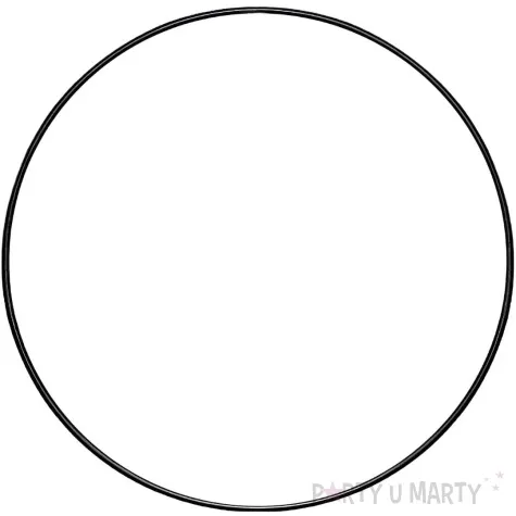 dekoracja obrecz lapacz snow czarna dekorlamp 70cm