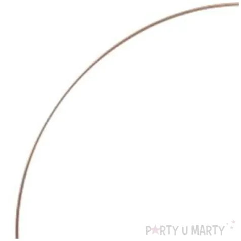 dekoracja obrecz na podstawie zlota chaks 50 cm