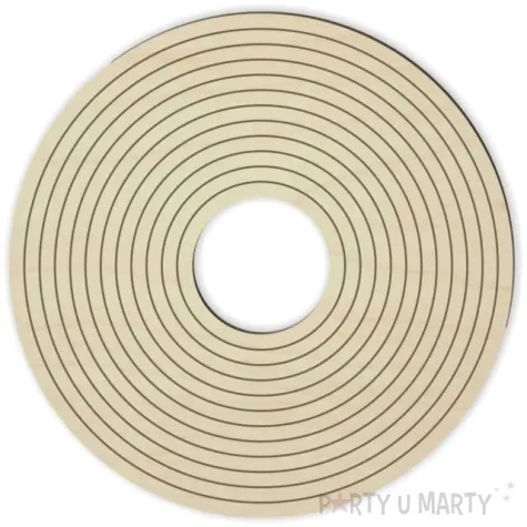 dekoracja obrecz okragla lapacz snow drewno mix 12 szt