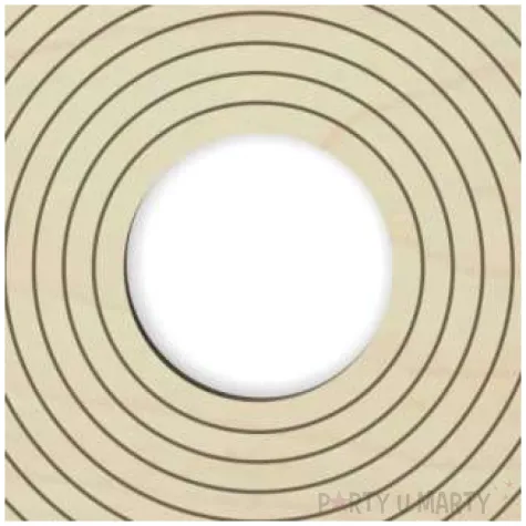 dekoracja obrecz okragla lapacz snow drewno mix 12 szt