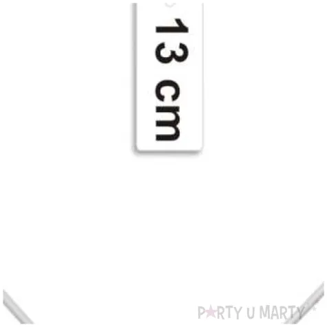 dekoracja obrecz serce biala dekorlamp 13 cm