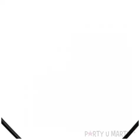 dekoracja obrecz serce czarna dekorlamp 35 cm