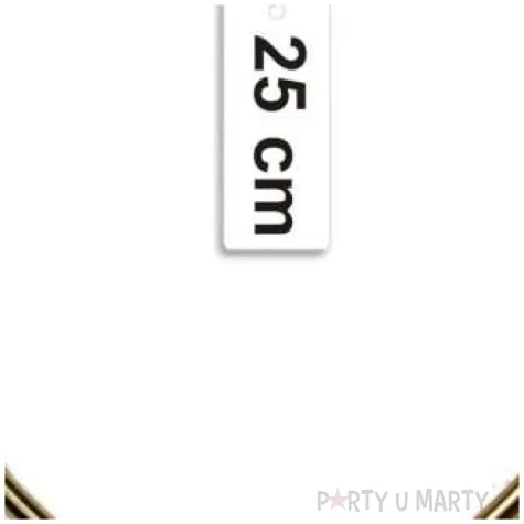 dekoracja obrecz serce zlota matowa dekorlamp 25 cm