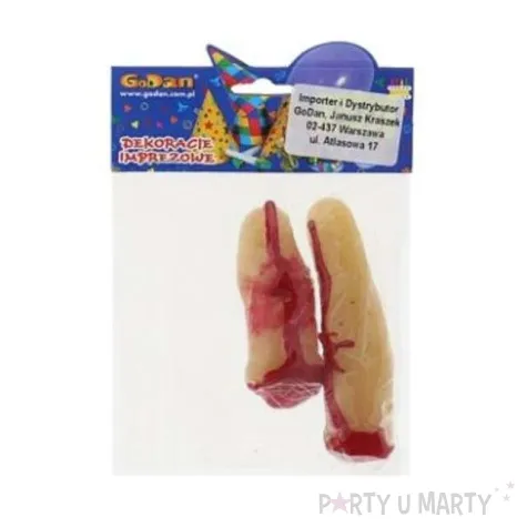 dekoracja odciete palce 2 szt