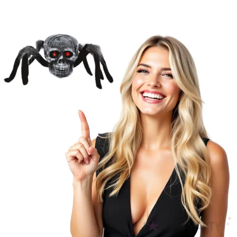 dekoracja pajak czaszka guirca 34 cm