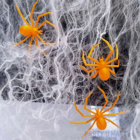 dekoracja pajaki deluxe pomaranczowy 3 szt