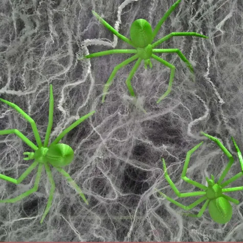 dekoracja pajaki deluxe zielony 3 szt