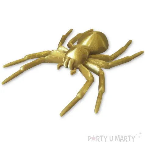 dekoracja pajaki duzy zloty 5x7 cm