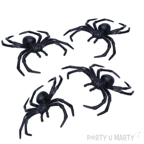 dekoracja pajaki guirca 4 szt 8 cm