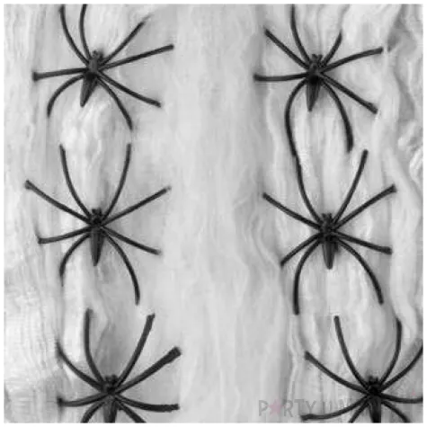 dekoracja pajeczyna biala smiffys 90 g