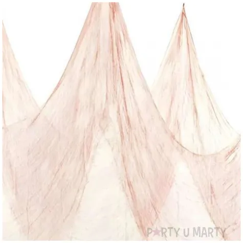 dekoracja pajeczyna slady krwi bialy partydeco 980 x 72 cm